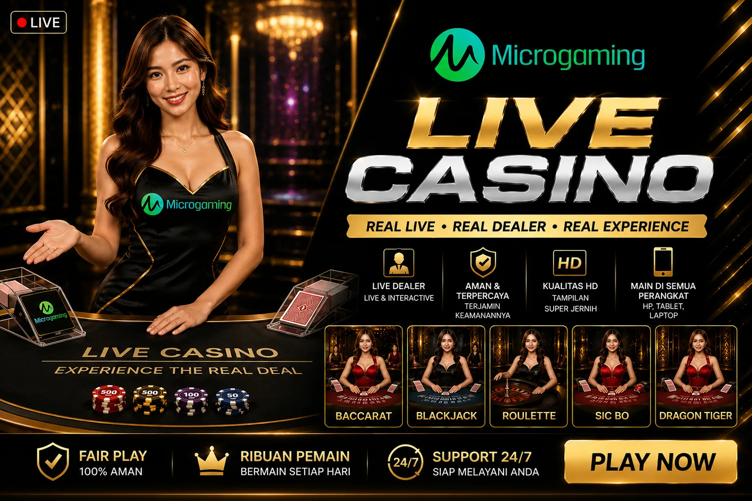 Microgaming Live Casino